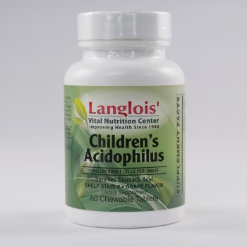 Children's Acidophilus 60 Chewable Tablets