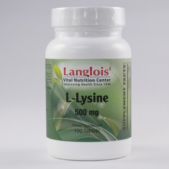 L-Lysine 500mg 100 Tablets