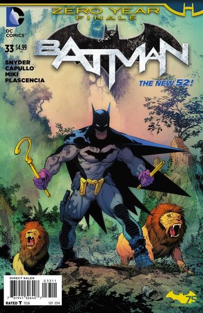 Batman 33 Zero Year V 2 New 52 W 52 Circle City Comics