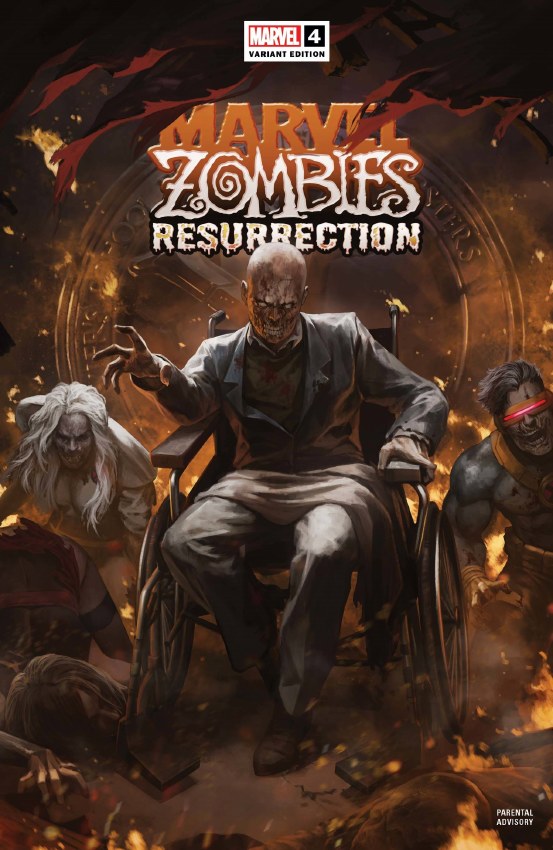 Marvel Zombies Resurrection 4 Of 4 Cover B Variant Skan Cover Circle City Comics