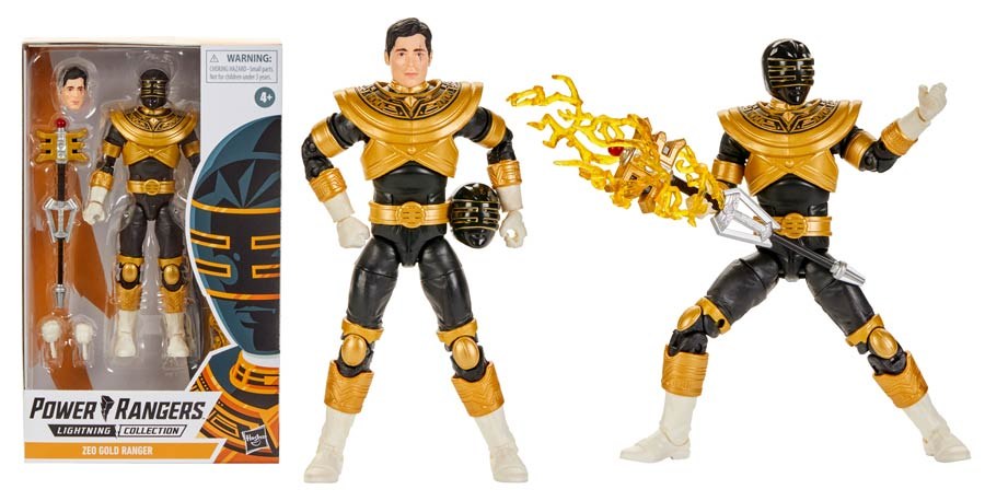 gold zeo ranger lightning collection