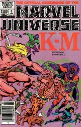 The Official Handbook Of The Marvel Universe Volume 1 #6
"K-M: From Kang To Man-Bull"