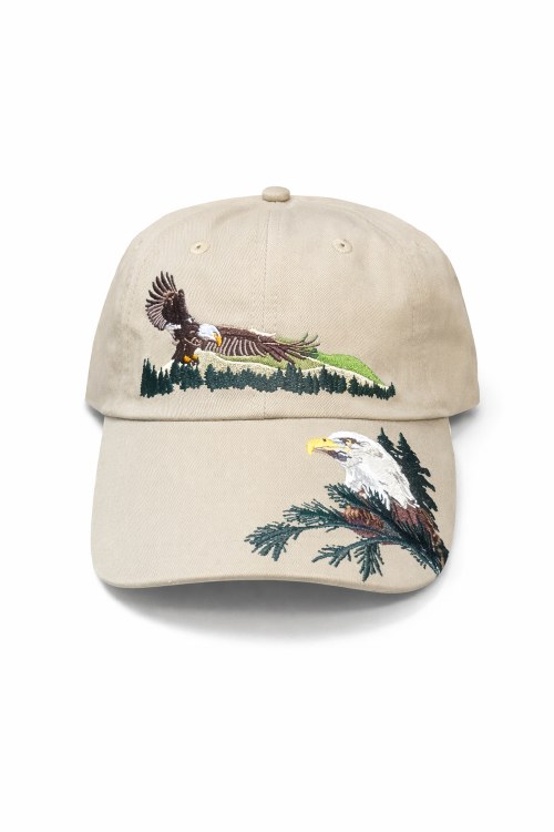 Cap - Eagle Scene - Khaki