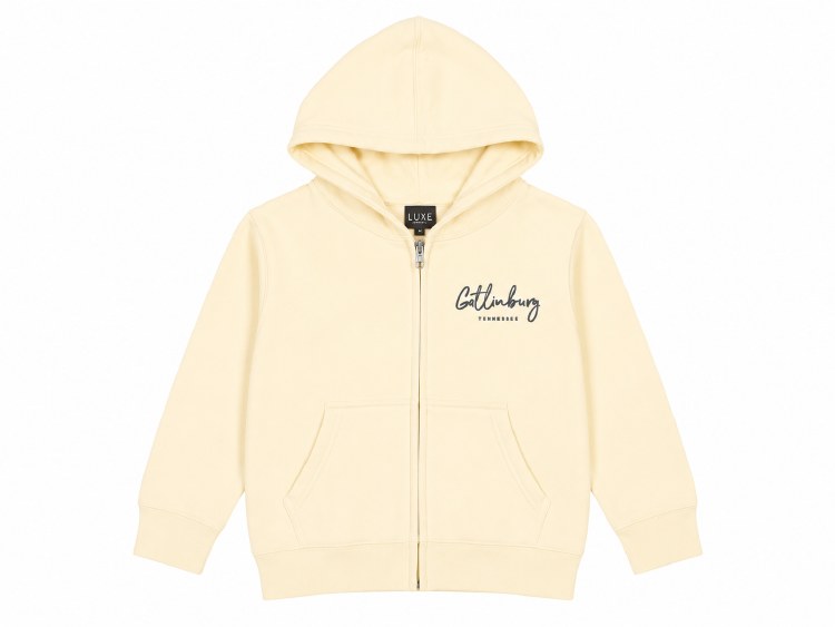 Toddler Full- Zip Hood Gatlinburg - Banana
