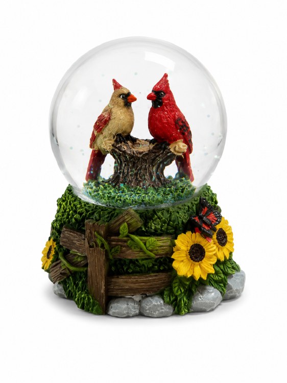 Snowglobe Cardinals