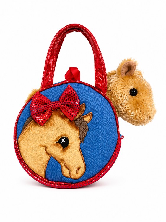 Carrier with Plush Pony