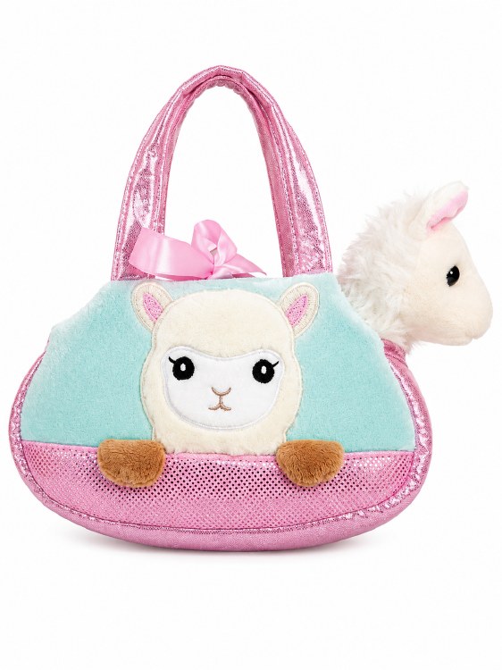 Carrier with Llama Plush