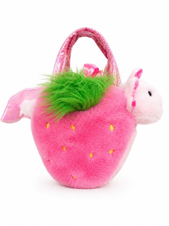 Carrier with Plush Axolotl