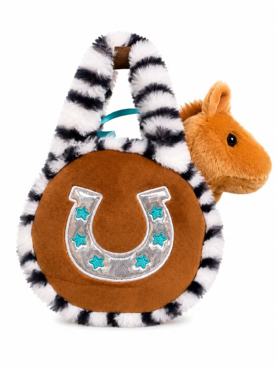 Carrier with Appaloosa Horse Plush