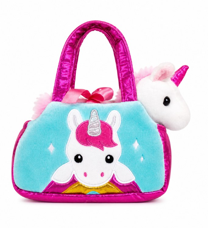 Carrier with Unicorn Plush