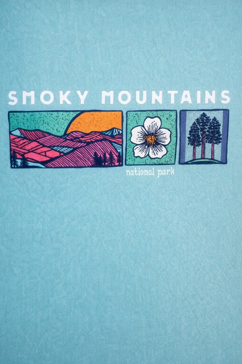 Stucco E Mountain Flower - Aqua Snow