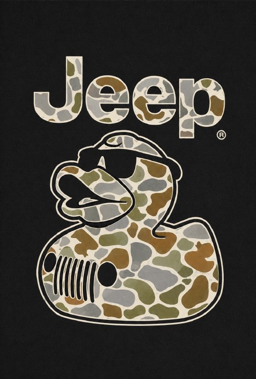 Jeep Camo Duck - Black