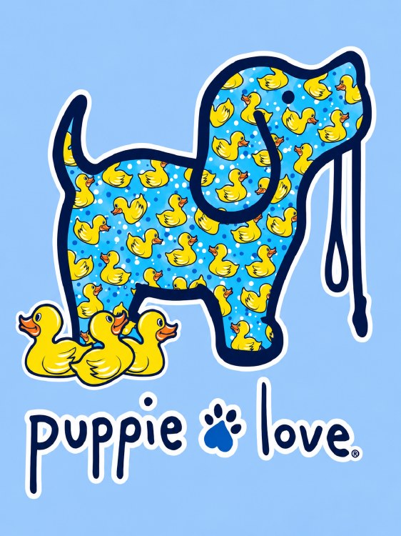 Rubber Duck Pup - Sky