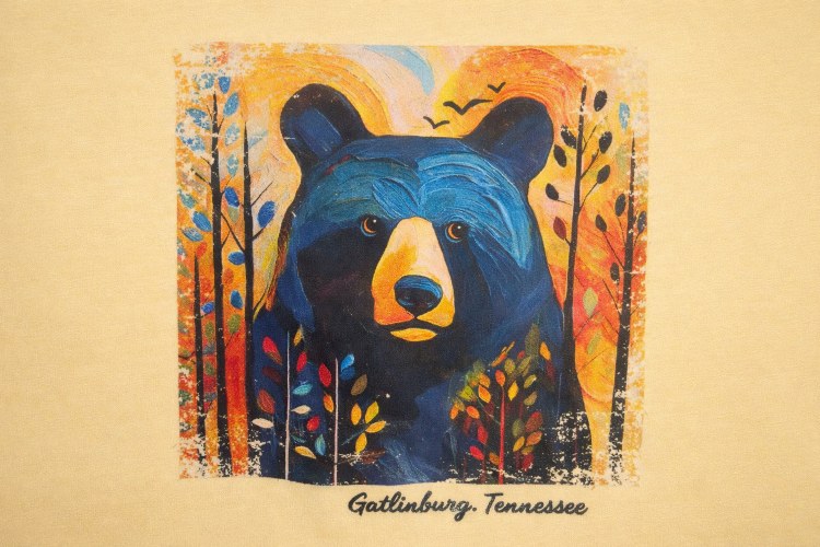 Sweet Bear Portrait - Yellow