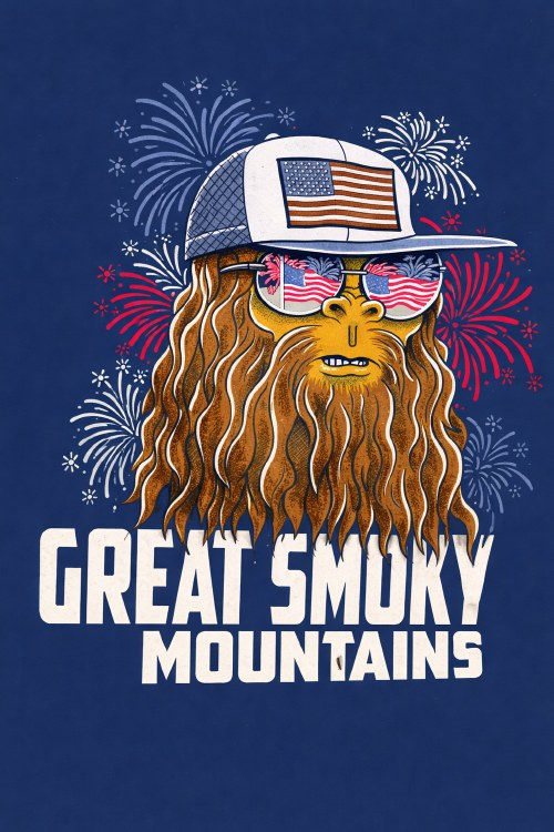 Patriot Squatch - Heather Black