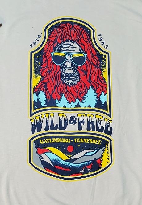 Wild & Free Sasquatch- Khaki- L
