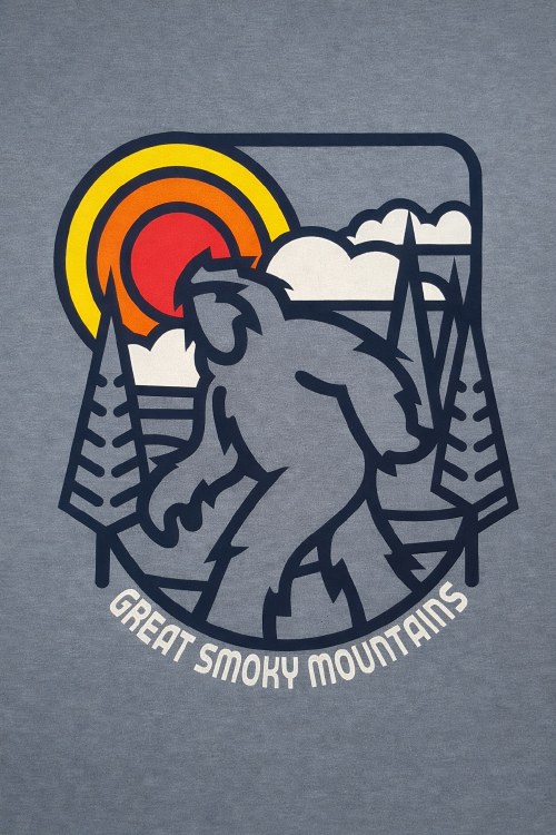 Flashback Sasquatch- Heather Grey- S