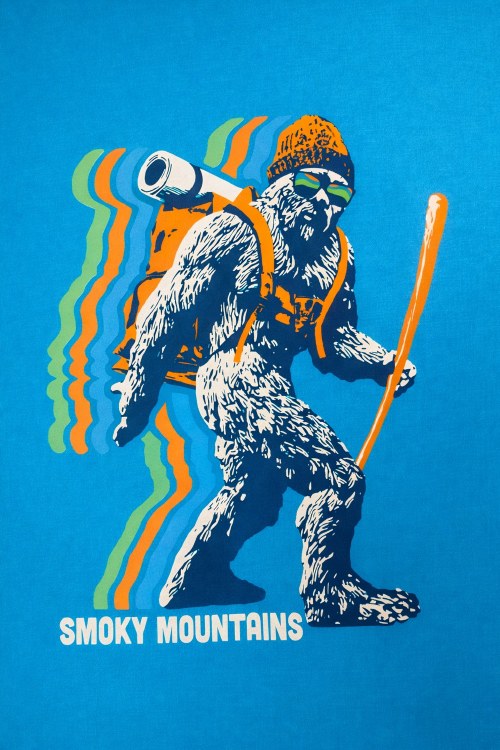 Hiking Squatch- Turquoise- S