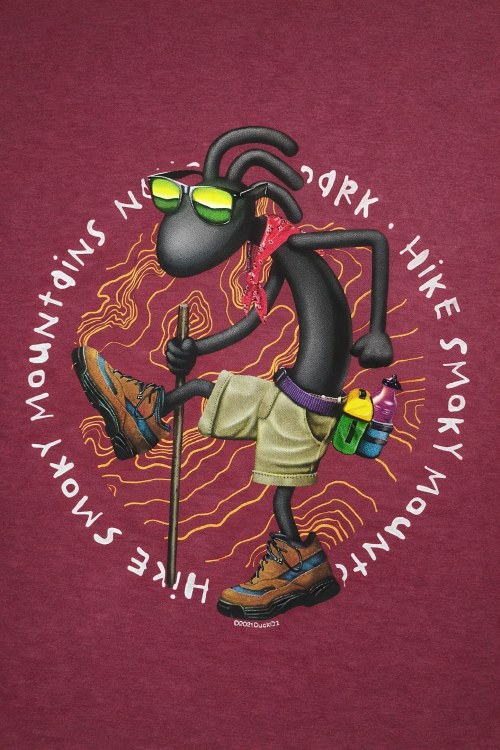 Joe Hike- Burgundy- 2X