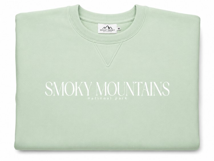 Crew Burn Wash Smoky Mountains - Mint Green