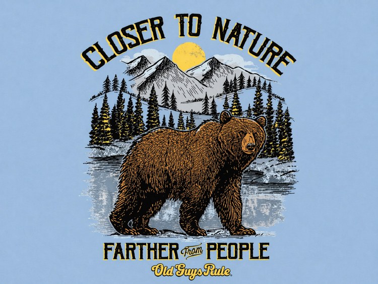 Farther From People - Stone Blue