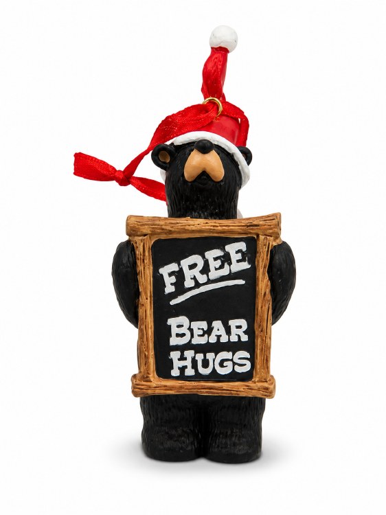 Bearfoots Free Bear Hugs Ornament
