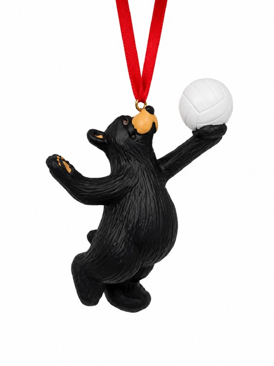 Bearfoots Volleyball Bear Ornament