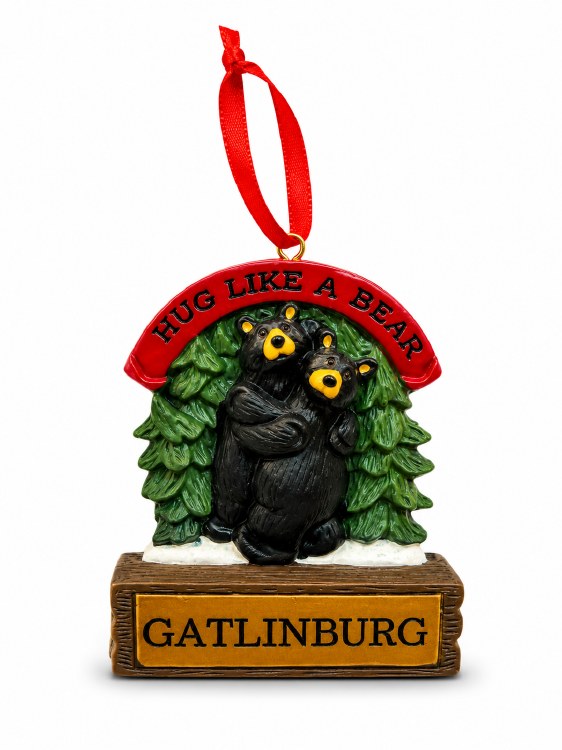 Bearfoots Hug Like a Bear Ornament