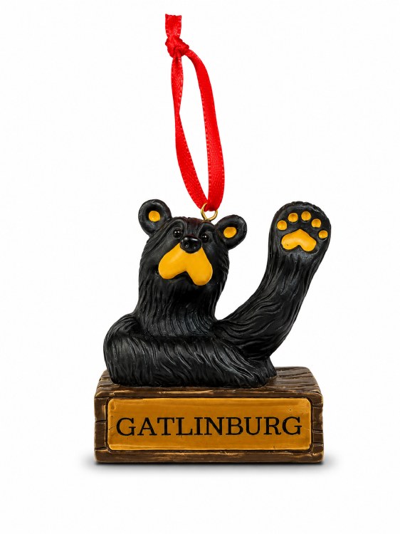 Bearfoots Howdy Bear Ornament