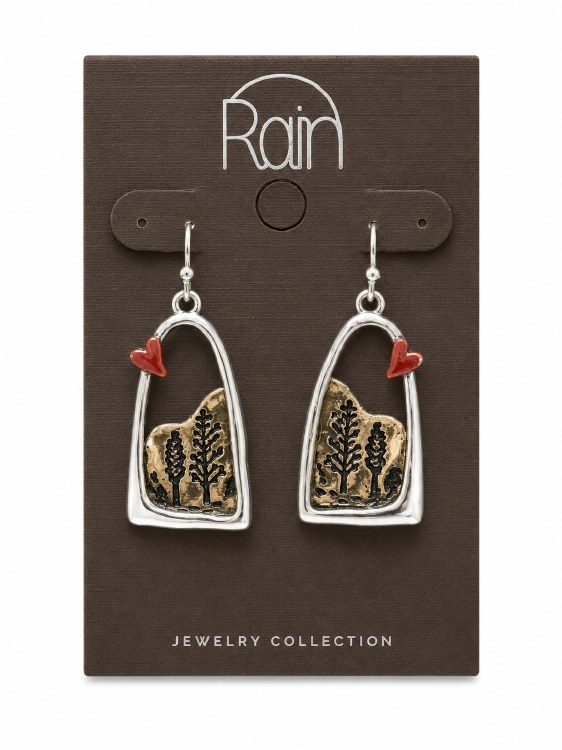 Earrings - Framed Love Tree