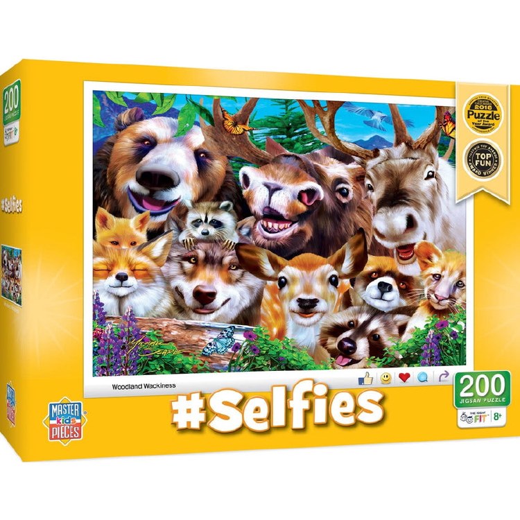 Woodland Wackiness Selfie - 200 Piece Puzzle