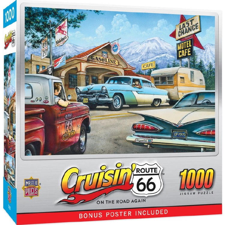 Cruisin' Route 66 - 1000 Piece Puzzle