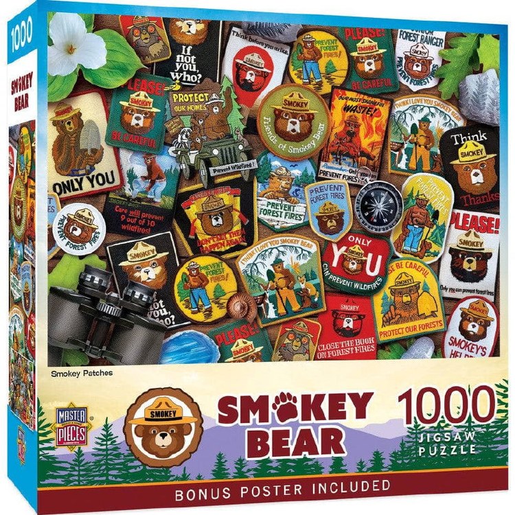 Smokey Bear Patches - 1000 Piece Puzzle