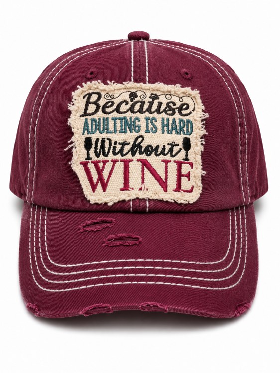 Adulting is Hard without Wine - Burgundy