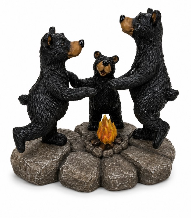 Willie Bears Dancing Around Campfire