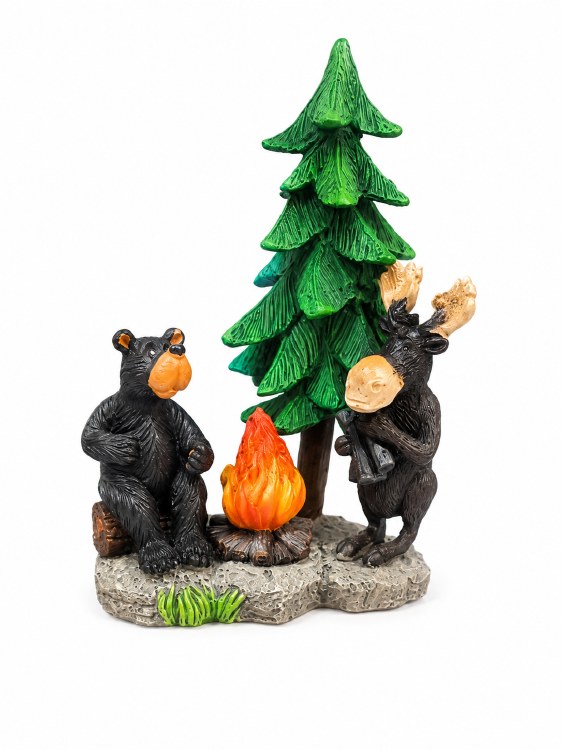 Willie Bear & Max Moose Fire Scene