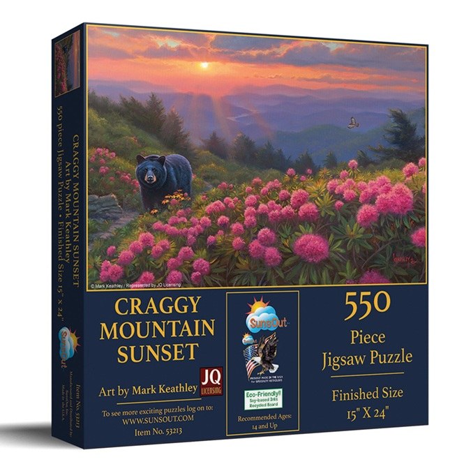 Craggy Mountain Sunset - 550 Piece