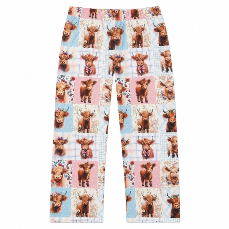 Lounge Pants Highland Cow - L