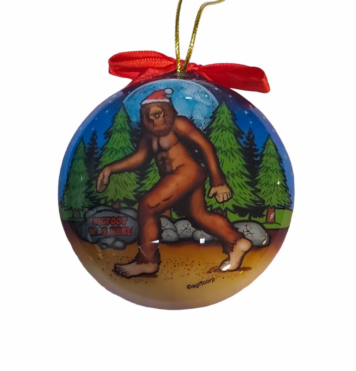 Bigfoot Was Here GSM Ornament