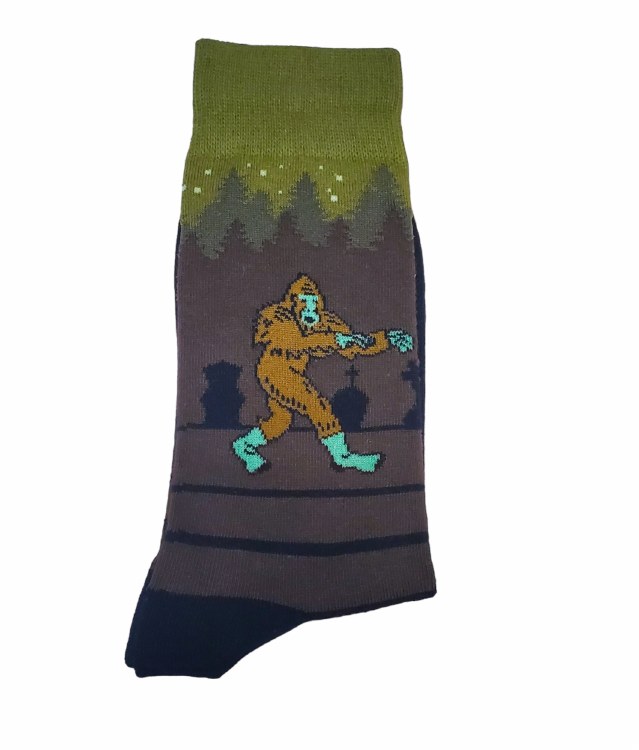 Zombie Bigfoot Socks