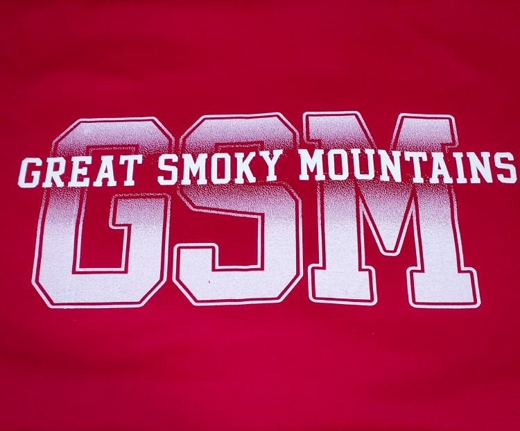 Great Smoky Mountains Sweatshirt Blanket- Crimson