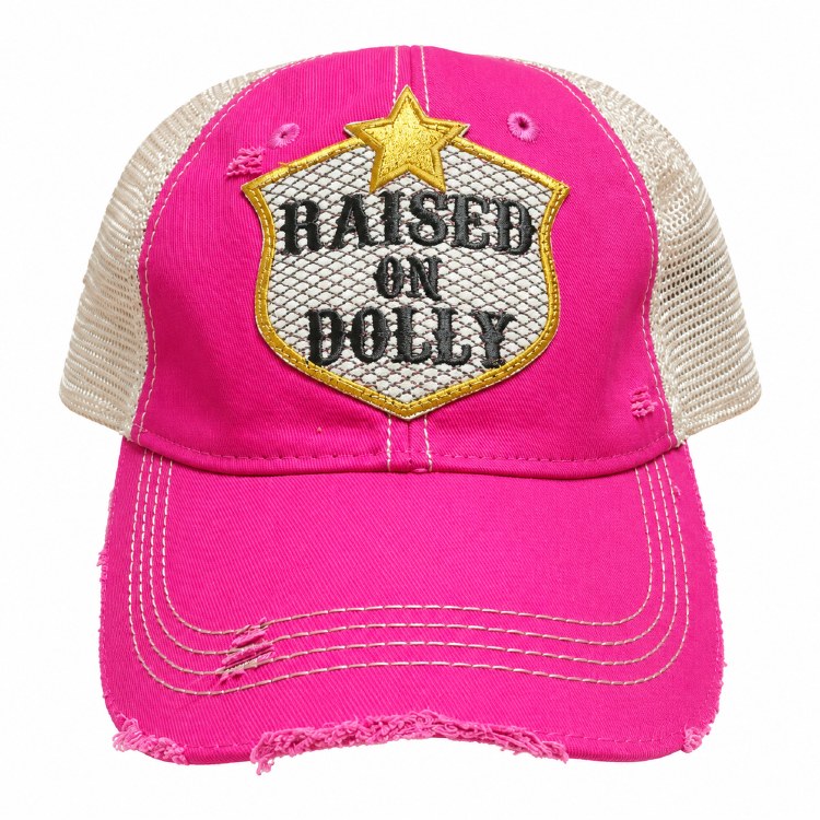 Cap Raised on Dolly - Peach Pink