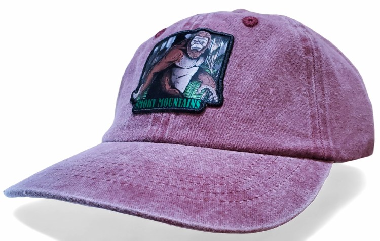 Smoky Mountains Bigfoot Hat - Maroon
