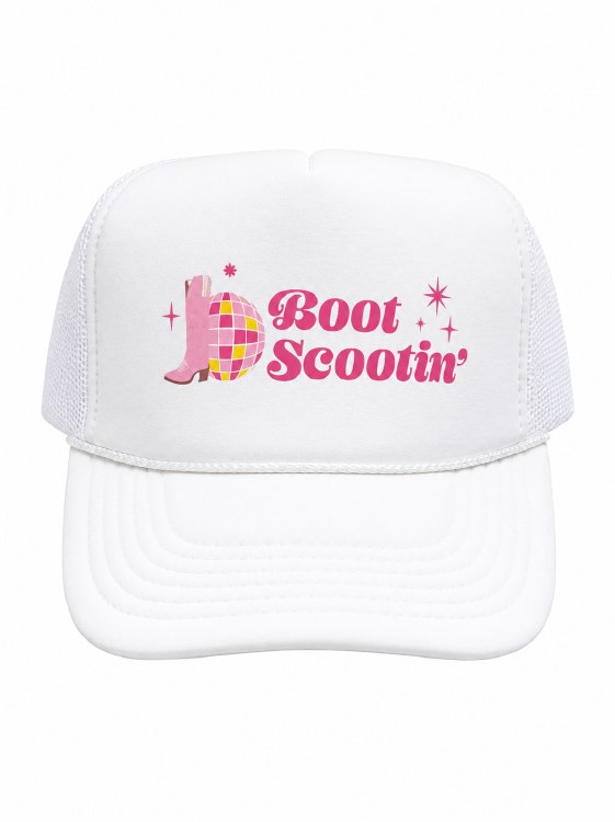 Boot Scootin' - White