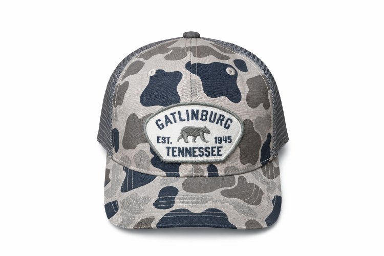 Trucker Cap - Bear Patch - Grey Duck Camo