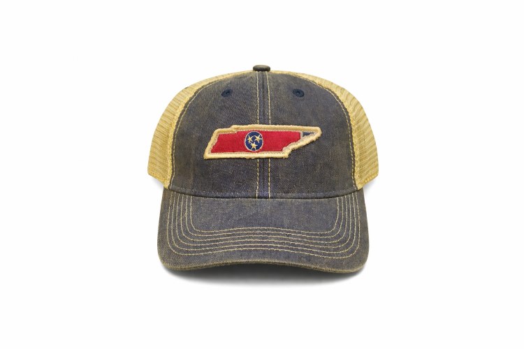 Navy Old Favorite Trucker Hat TN State Tri-Star -GSM
