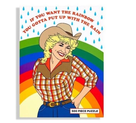 Dolly Parton Rainbow Puzzle