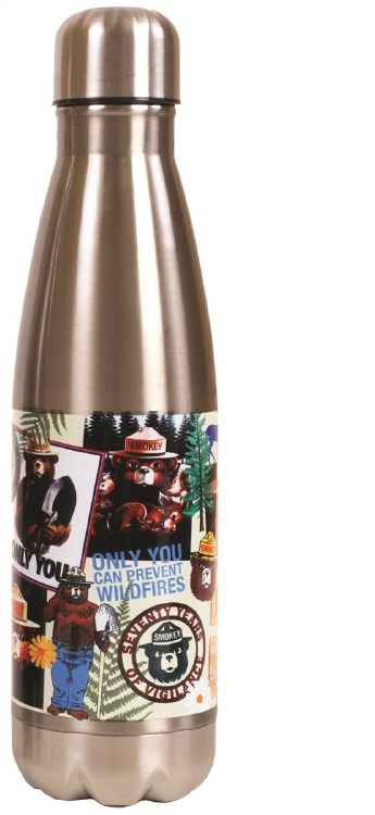 Stainless Steel Smokey Bear Only You Collage