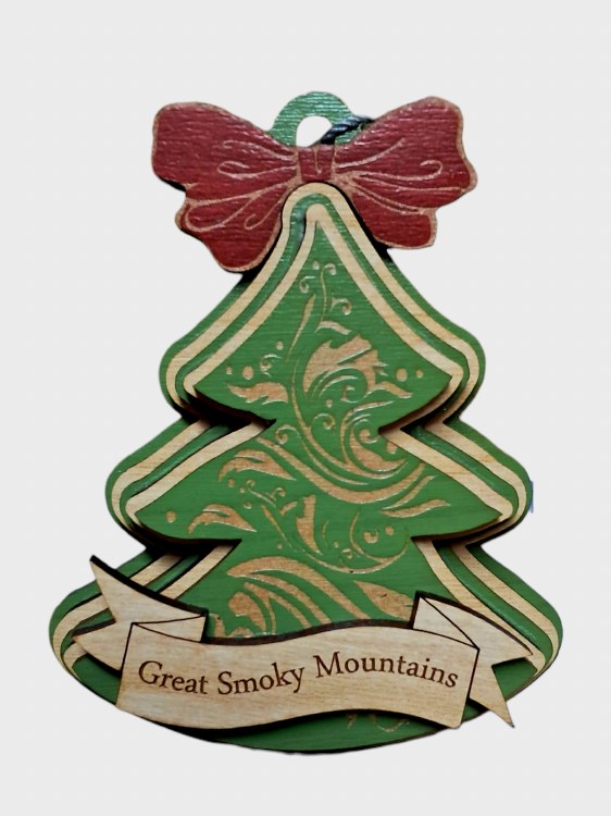 Tim Weberding Ornament- Rounded Tree GSM