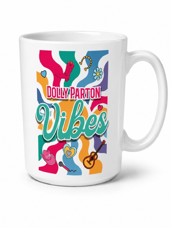 Dolly Parton Vibes Mug